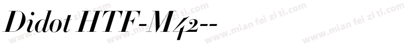 Didot HTF-M42-字体转换